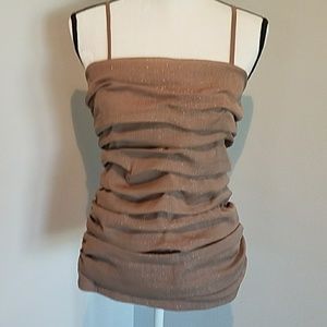 Express | Taupe | Spaghetti Strap | Top